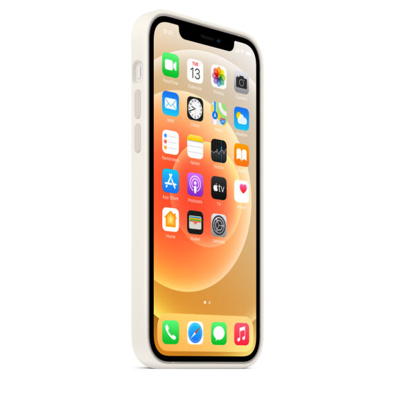 iPhone 12 | 12 Pro Silicone Case with MagSafe - White – Image 2