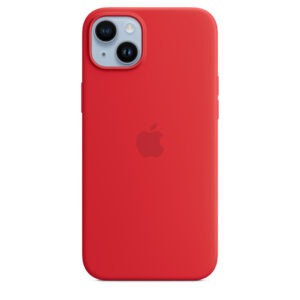 iPhone 14 Plus Silicone Case with MagSafe - (PRODUCT)<sup>RED</sup>