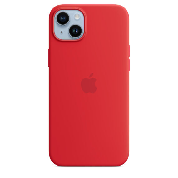 iPhone 14 Silicone Case with MagSafe - (PRODUCT)<sup>RED</sup>