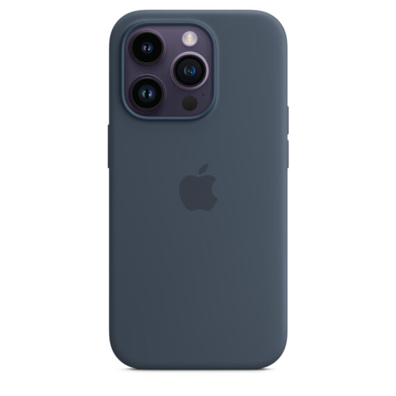 iPhone 14 Pro Max Silicone Case with MagSafe - Storm Blue