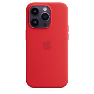 iPhone 14 Pro Silicone Case with MagSafe - (PRODUCT)<sup>RED</sup>
