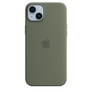 iPhone 14 Silicone Case with MagSafe - Olive