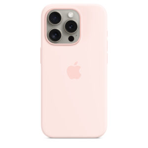 iPhone 15 Pro Silicone Case with MagSafe - Pink