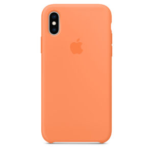 iPhone XS Max Silicone Case - Papaya