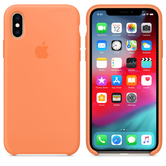 iPhone XS Max Silicone Case - Papaya – Image 2