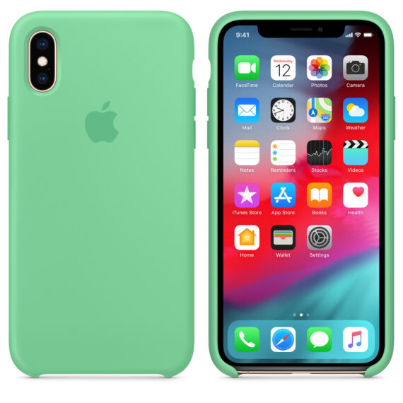 iPhone XS Max Silicone Case - Spearmint – Image 2