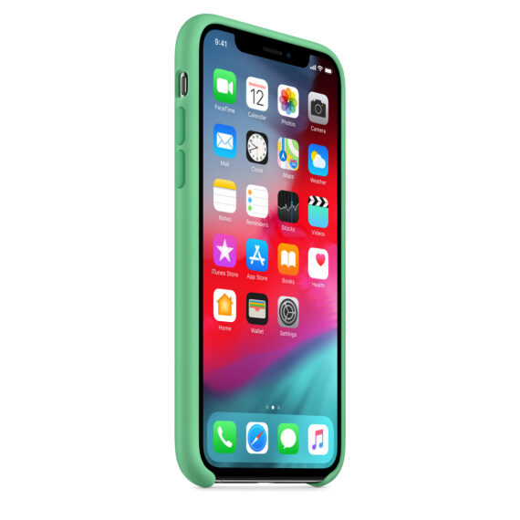 iPhone XS Max Silicone Case - Spearmint – Image 3