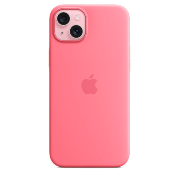 iPhone 15 Plus Silicone Case with MagSafe - Pink – Image 3