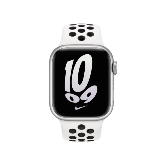 Apple Watch 41mm Summit White/Black Nike Sport Band - Image 3