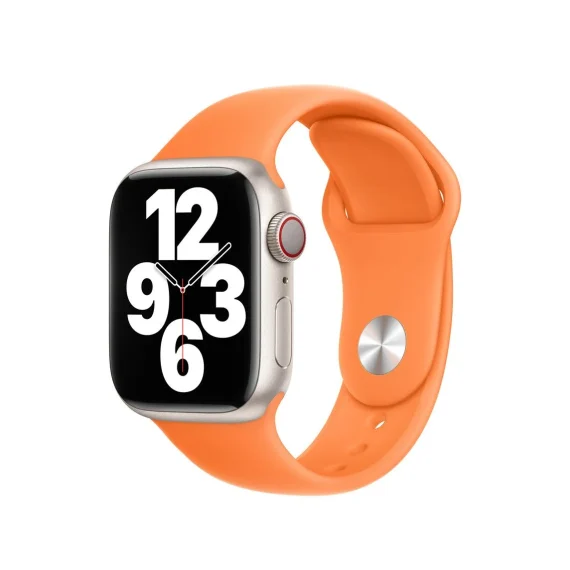 Apple Watch 41mm Bright Orange Sport Band - Image 2