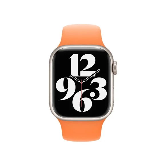 Apple Watch 41mm Bright Orange Sport Band - Image 3