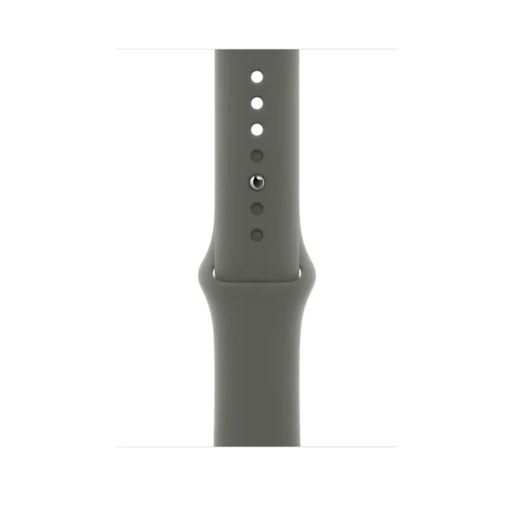 Bracelet sport vert olive pour Apple Watch 41 mm