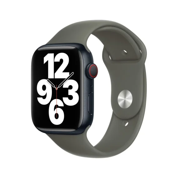 Bracelet sport vert olive pour Apple Watch 41 mm - Image 3