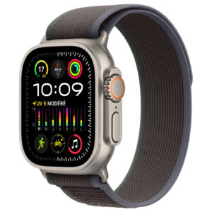 Apple Watch Ultra 2 GPS Cellular 49mm Black Titanium Case with Black Trail Loop S/M