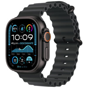 Apple Watch Ultra 2 GPS Cellular 49mm Black Titanium Case with Black Ocean Band
