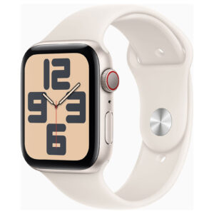 Apple Watch SE GPS 40mm Starlight Aluminium Case with Starlight Sport Loop (2024)