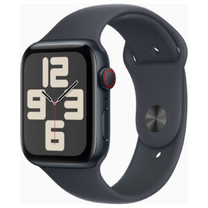 Apple Watch SE GPS 40mm Starlight Aluminium Case with Midnight Sport Loop (2024)