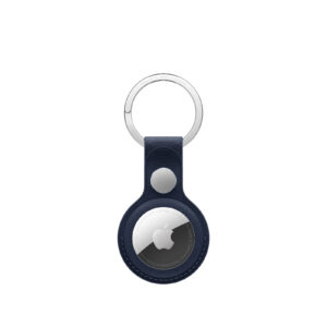 AirTag FineWoven Key Ring Deep Blue