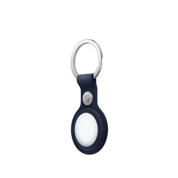 AirTag FineWoven Key Ring Deep Blue – Image 2