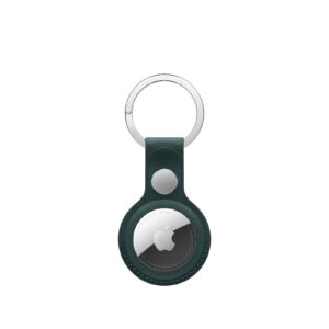 AirTag FineWoven Key Ring Dark Green