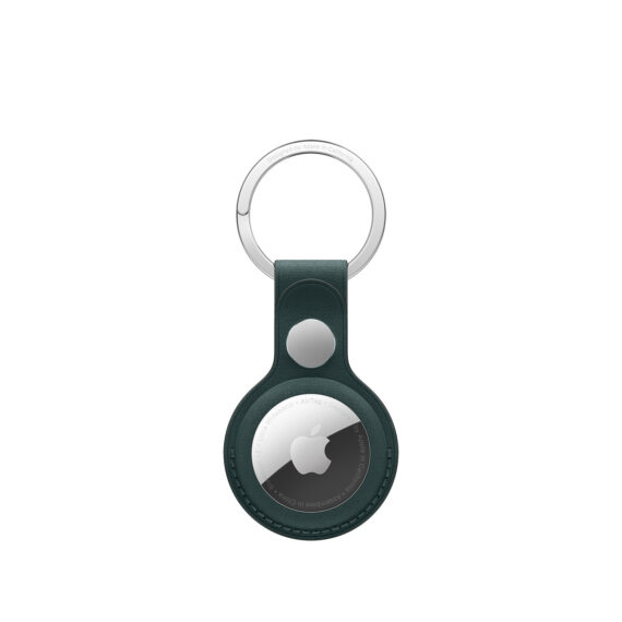 AirTag FineWoven Key Ring Dark Green