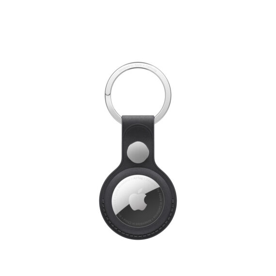 AirTag FineWoven Key Ring Black