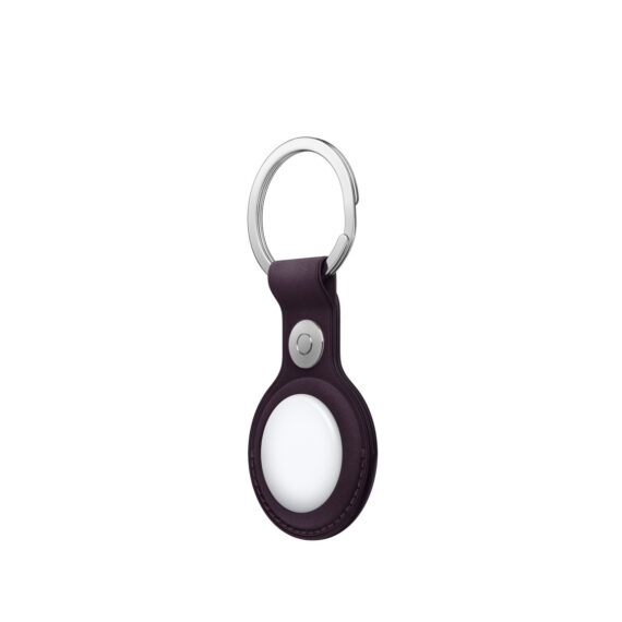 AirTag FineWoven Key Ring Blackberry - Image 2