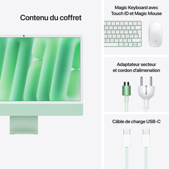Apple iMac M4 (2024) 24" with 10‑core CPU and 10‑core GPU, 24GB – Image 2