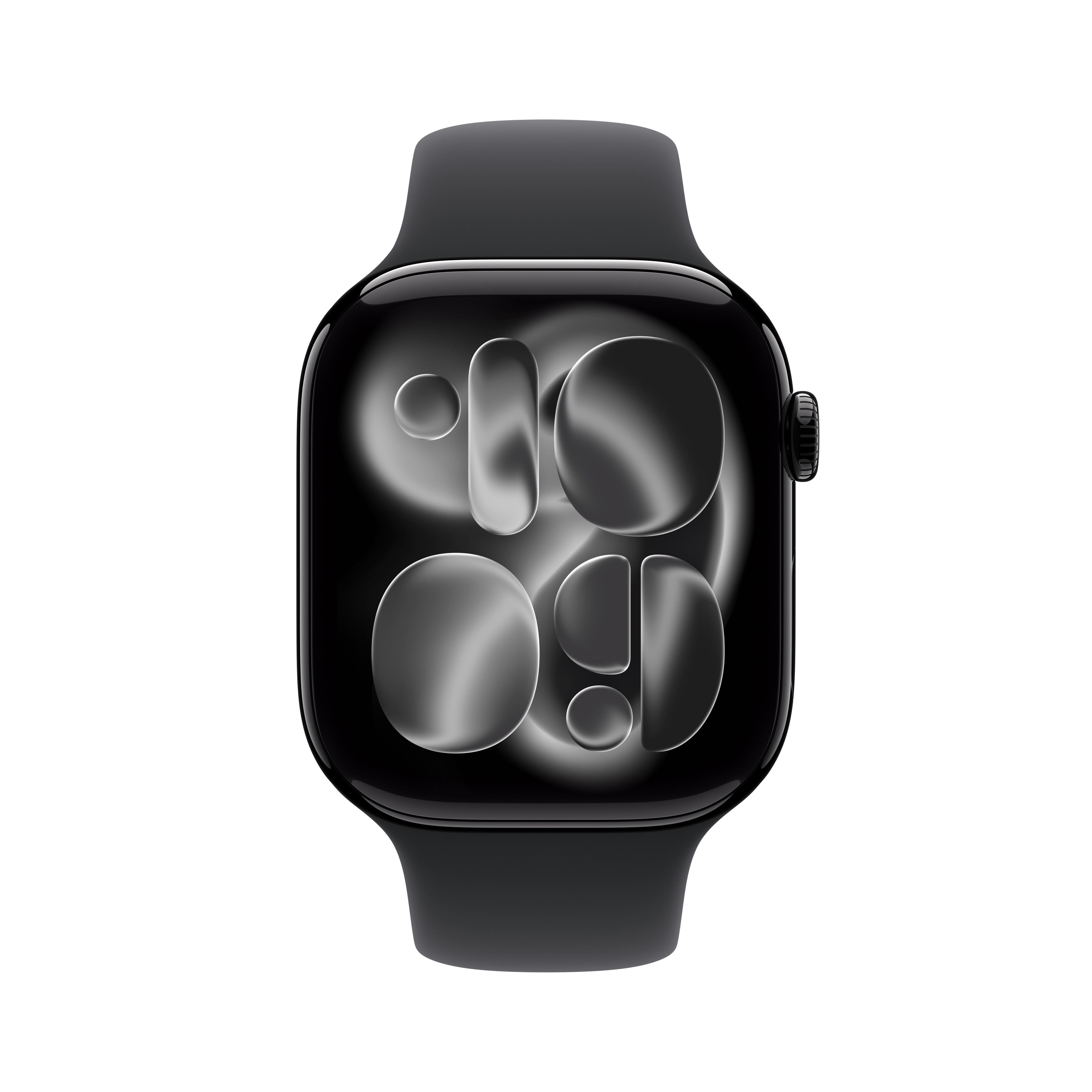 Apple Watch Series 11 GPS 46mm Jet Black Aluminium Case with Black Sport Band
