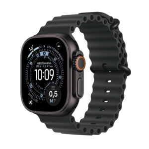Apple Watch Ultra 3 GPS + Cellular 49mm Black Titanium Case with Black Ocean Band